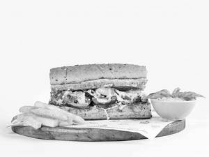 Pesto Grilled Veg Sandwich