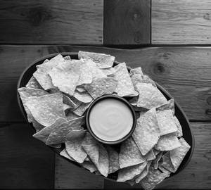 Nachos Chips(With Tangy Tomato Creamy Dip)