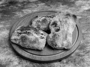 Olive And Confit Garlic Ciabatta