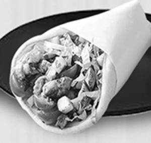 Chicken shawarma roll