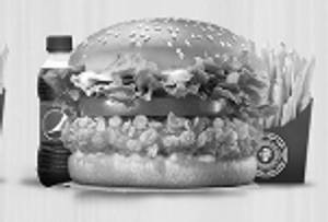 Crispy chicken burger individual