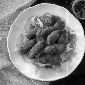 Fried Chicken Sausage Salad
