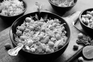 Chana Chaat White