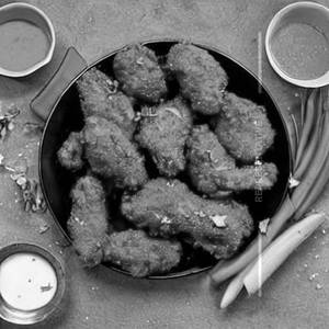 Peri Peri Crumb Fried Chicken Wings