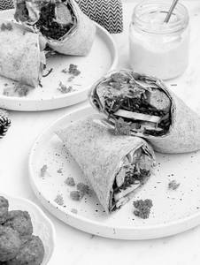 Mushroom Shawarma