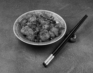 Schezwan Chicken (semi-dry)