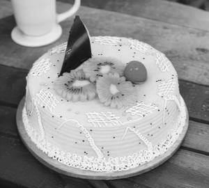 Kiwi fresh fruits cake (500 g)                 