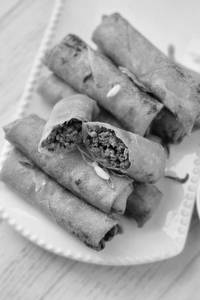 Mushroom Spring Roll