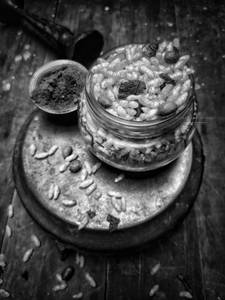 Lai Chana with Lehsun Chutney
