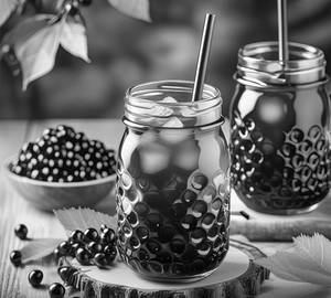 Blackcurrant Crush With Blackcurrant Popping Boba [350 Ml]