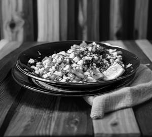Corn chaat