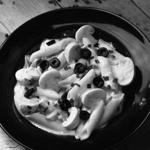 Veg Cream Of Mushroom Pasta