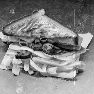 Chicken Salami Cheese Grilled Sandwich