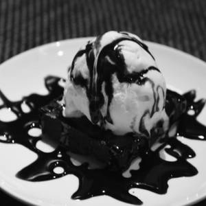 Chocolate Brownie+ice Cream