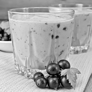 Black Currant Milk Shake