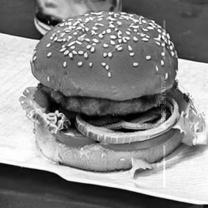 Aloo Tikki Grilled Burger