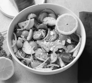 Green Salad with Lemon