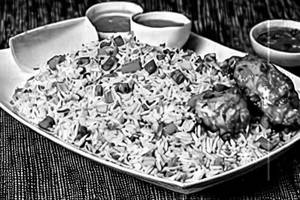 Spicy Egg Chicken Fried Rice