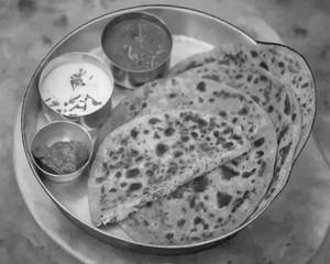 Onion Cheese Paratha