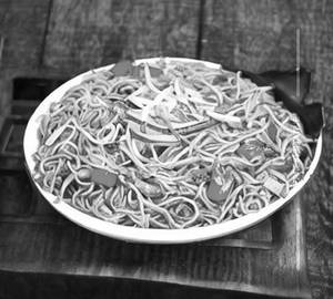 Double Egg Veg Manchurian Noodles