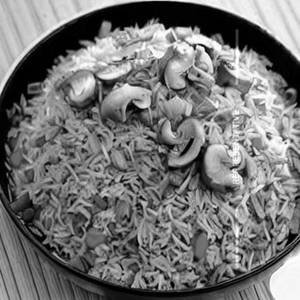 Pork Mushroom Fried Rice 