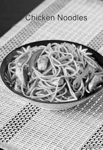 Garlic chicken noodles
