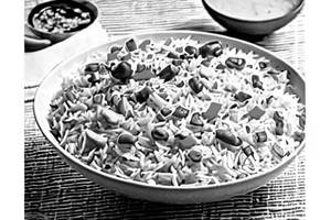 Baby Corn Capsicum Fried Rice