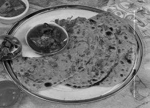 Chicken Egg Mughlai Paratha