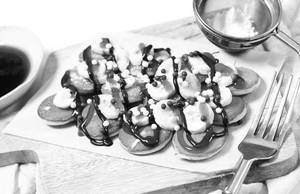 Chocolate Banoffee Mini Pancake   