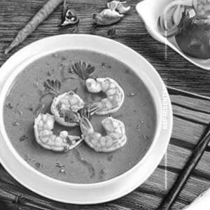 Garlic prawn gravy
