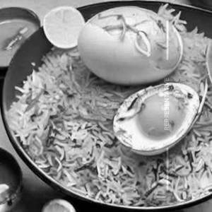 Egg Biryani (half)