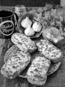 Corn Cheese Garlic Bread   