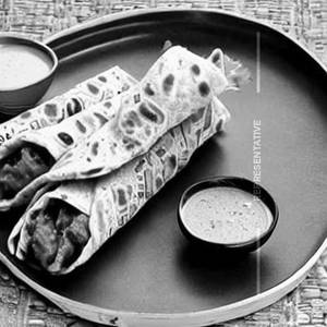 Veg Kati Kebab Roll