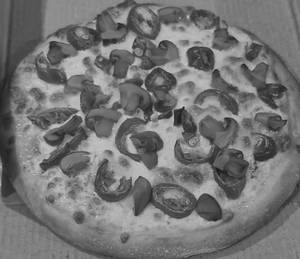 Jalapeno And Mushroom Pizza [7 Inches]