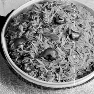 Mushroom Schezwan Fried Rice