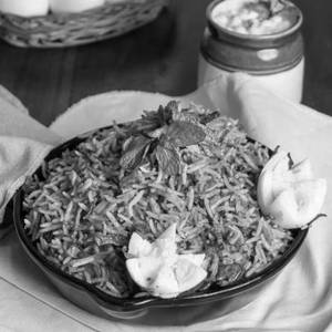 Egg biryani           
