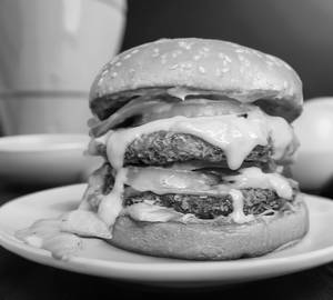 Double Chicken Cheese Burger