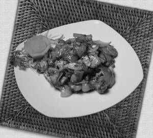 Fish Plapad Prik Thai Dum