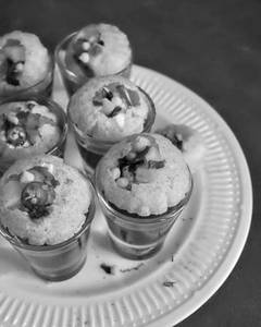 Golgappa shots on table