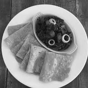3 Chapati  Beef Curry