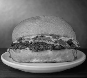 Cheese Stuffed Beef Burger