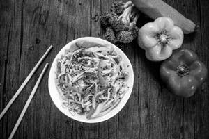 Veg Stir Fried Udon Noodles