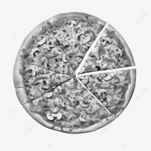 Mushroom & Corn Pizza