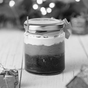 Trio Chocolate Mousse Jar Cake