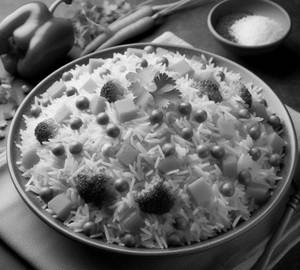 Vegetable biryani [No Raita]