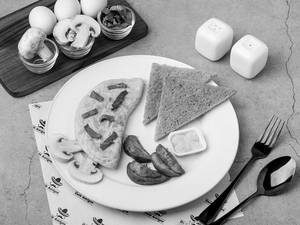 Mushroom & Spinach Egg Omelette