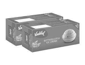 Butter Scotch Ice Cream (700 Ml Pack Of 2)