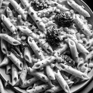 Alfredo Pasta - Mushroom & Broccoli