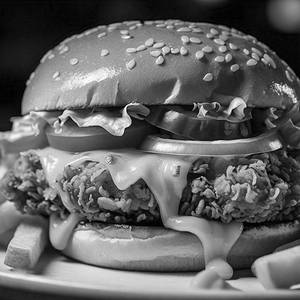 American Fried Chicken Burger