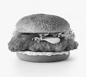 Crispy Fried Chicken Burger
